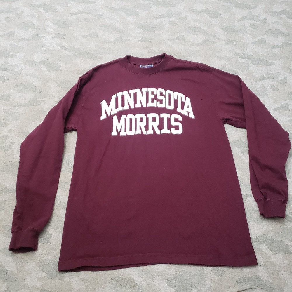 VTG Minnesota Morris Sweatshirt Mens Medium Purple Jansport Long Sleeve